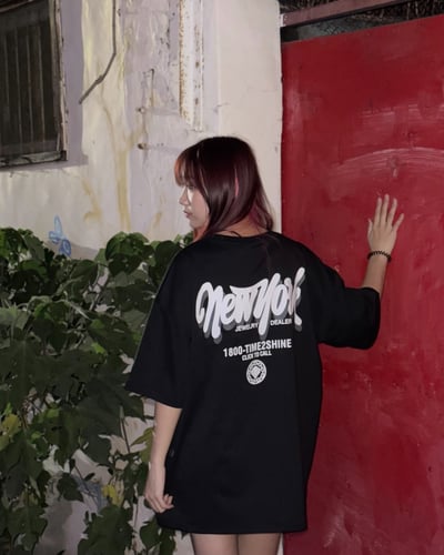 【現貨】newyork 立體陰影短T5