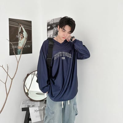 【現貨】NEW YORK印花V領球衣11