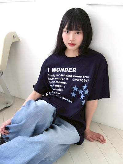 【現貨】韓系字母印花星星圖案短T9