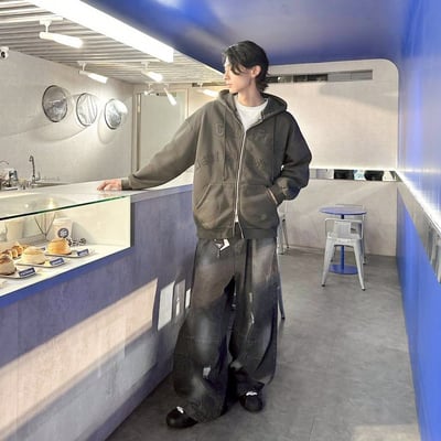 【現貨】CALIFORNIA 貼布雙鍊連帽外套5