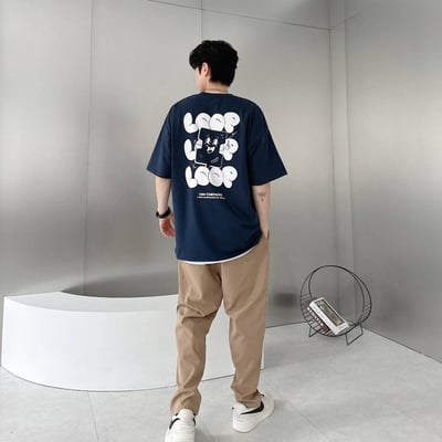 【萌度爆炸!!!現貨】卡通泡泡英文字短T6