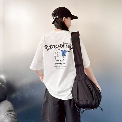 【現貨】Extraordinary幽靈愛心印花短T3