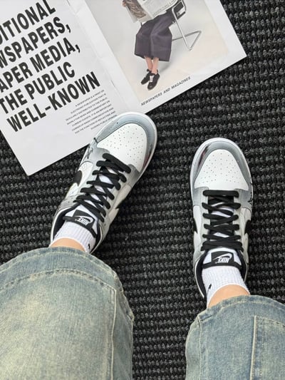 【訂製款】Nike Dunk Low 墨染十字星3