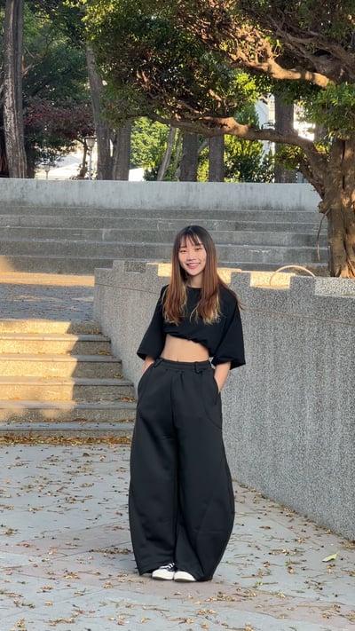 【爆款警告!!!】線條彎刀棉褲4