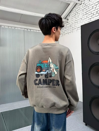 【現貨】露營車旅行大學T3