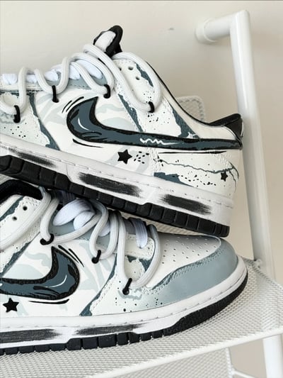【訂製款】Nike Dunk Low 墨影星芒7