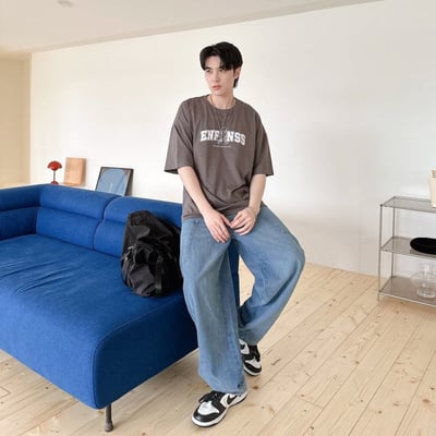 【現貨】ENENSS滑板小子印花短T7