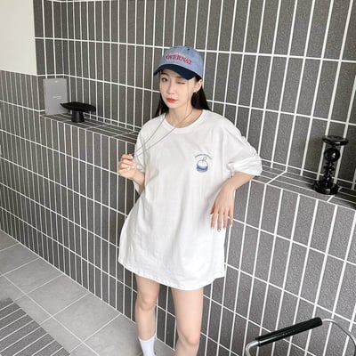 【現貨】漢堡分解印花短T9