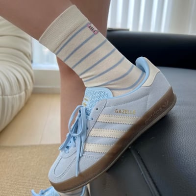 【現貨速發】ADIDAS GAZELLE INDOOR 雲朵藍 寶寶藍 淡水藍 德訓鞋｜JI27173