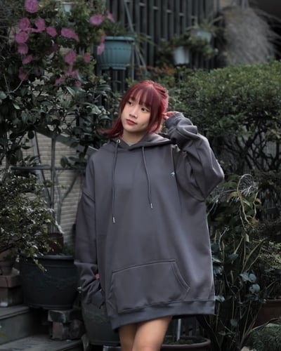 【爆炸吸睛神款!!小編自帶款】黑翼覺醒牛奶絨帽T3