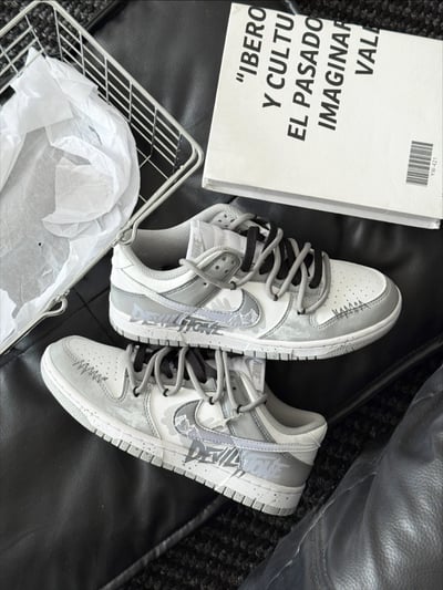 【訂製款】Nike Dunk Low 灰白冰山6