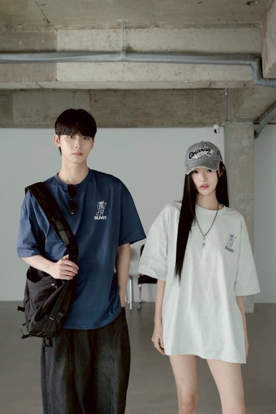 【SORONA® 涼感現貨】CEPT愛心BUNNY兔印花短T12