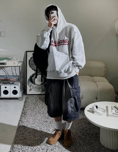 【現貨】美式字母牛奶絨帽T5