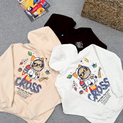 【現貨】CROSS 太空貓塗鴉感印花帽T9
