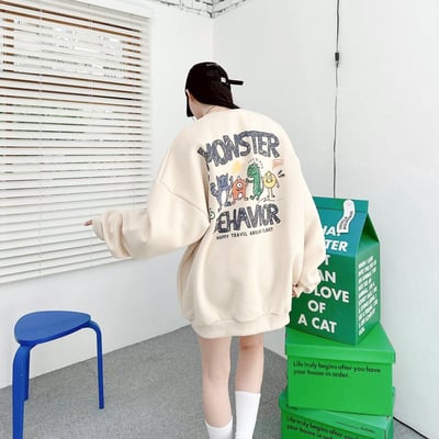 【現貨】MONSTER BEHAVIOR 怪獸插畫大學T4