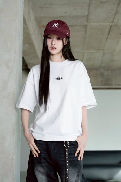 【現貨】SPACES圖標刺繡短T6