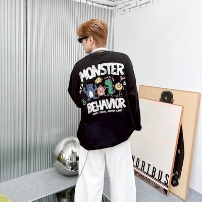 【現貨】MONSTER BEHAVIOR 怪獸插畫大學T3