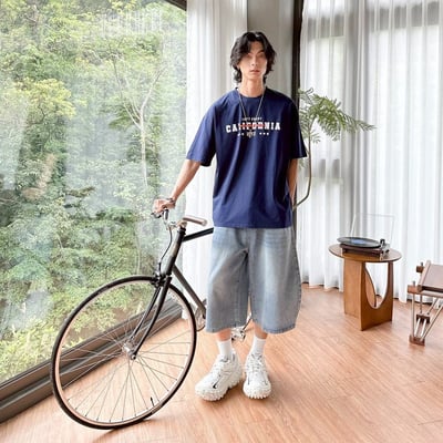 【SORONA® 涼感現貨】California 1982立體字印花短T5