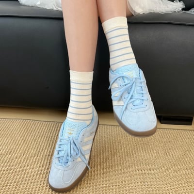 【現貨速發】ADIDAS GAZELLE INDOOR 雲朵藍 寶寶藍 淡水藍 德訓鞋｜JI27174