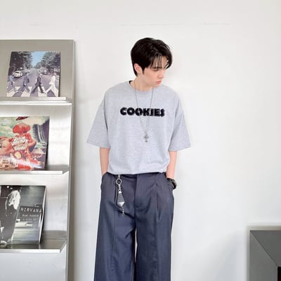 【現貨】COOKIES毛巾繡短T2