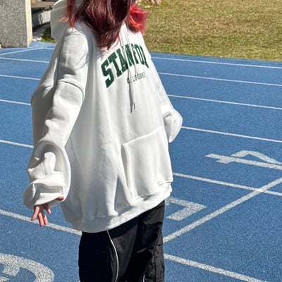 【現貨】STANFORD貼布繡重磅帽T1