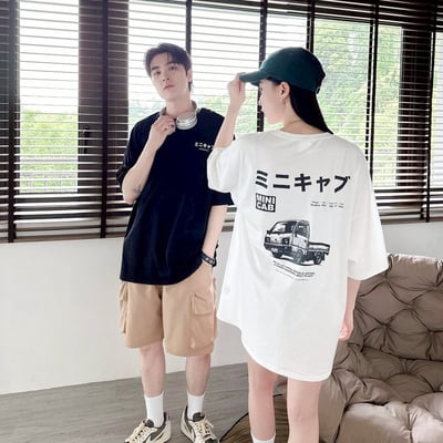 【現貨】MINI CAB日本貨車照片印花短T1