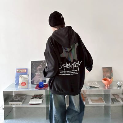 【爆款現貨】炫彩反光耿鬼印花帽T5