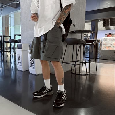 【現貨】質感古著抗撕裂機能短褲6