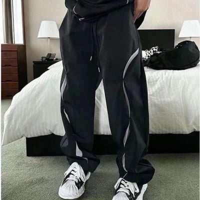 【現貨】流線拼布造型長褲6