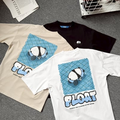 【SORONA® 涼感現貨】PLOAT熊貓潛水印花短T9