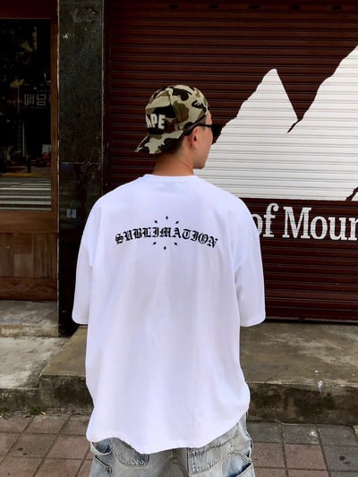 【現貨】美式歌德字印花短T4