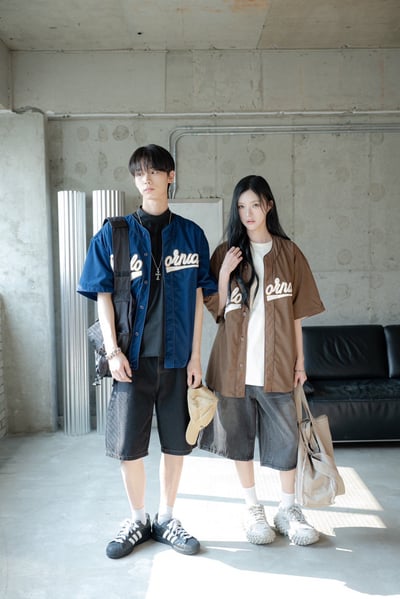 【現貨】California毛巾繡開襟球衣罩衫5