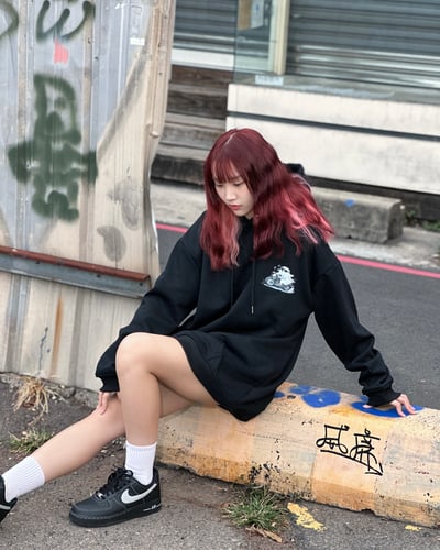 【現貨速發】小幽靈騎士牛奶絨帽T8