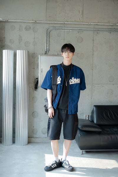 【現貨】California毛巾繡開襟球衣罩衫7