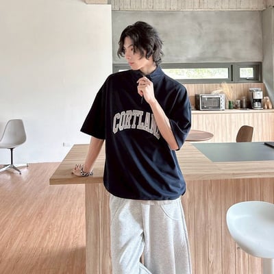 【現貨】CORTLAND立領刺繡休閒衛衣7