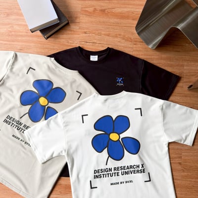 【現貨】刺繡對焦框花朵印花短T16