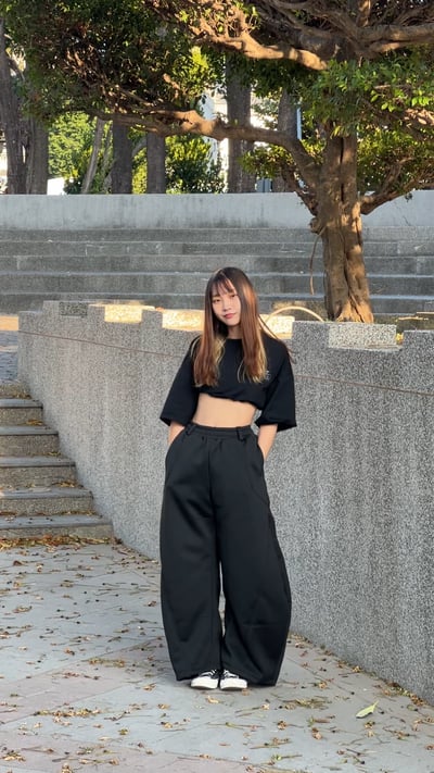 【爆款警告!!!】線條彎刀棉褲5