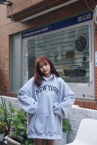 【全色少量現貨】 199X刺繡紐約重磅帽T4