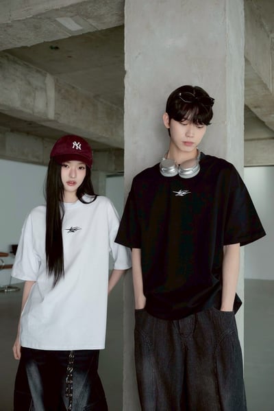 【現貨】SPACES圖標刺繡短T4