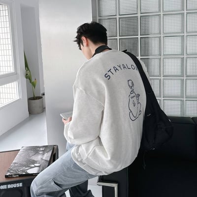 【現貨】STAYALONE看書男孩大學T8