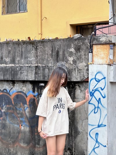 【現貨】IN PARIS大字短T6