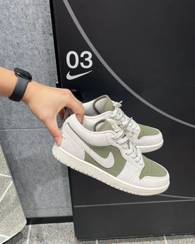 【爆款現貨!】Air Jordan 1 "Medium Olive" 反轉橄欖綠 倒鉤平替 | HV4089-2013