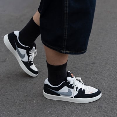 【國外限時超殺折扣連線!】Nike SB Force 58 影子灰 橘勾 小倒勾 ｜DV5477-0125