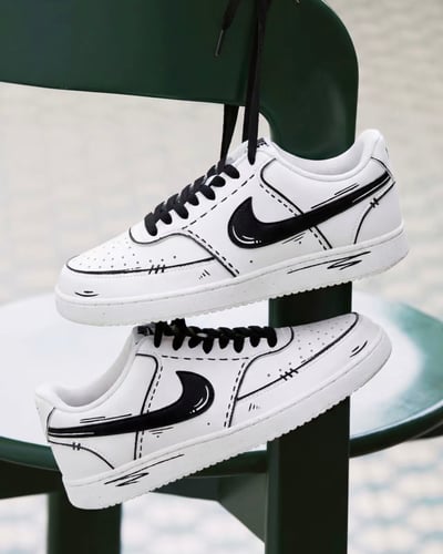 【訂製款】Nike Court Vision 1 墨界領域3
