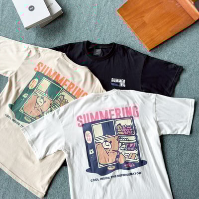【現貨】SUMMERING冰箱小熊印花短T8