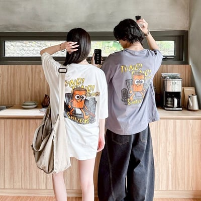 【現貨】TUNG TUNG TUNG SAHUR木頭人印花短T1