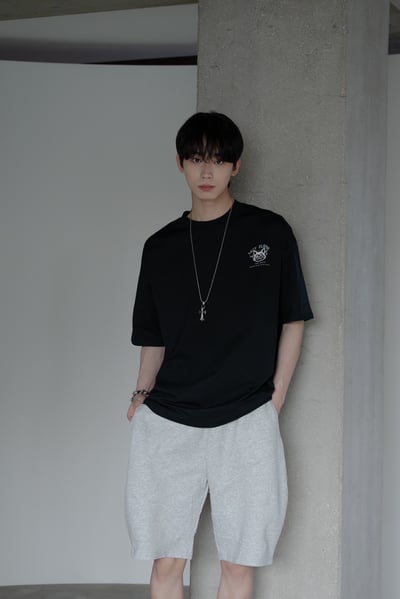 【SORONA® 涼感現貨】LAZY FLOW慵懶貓咪印花短T4