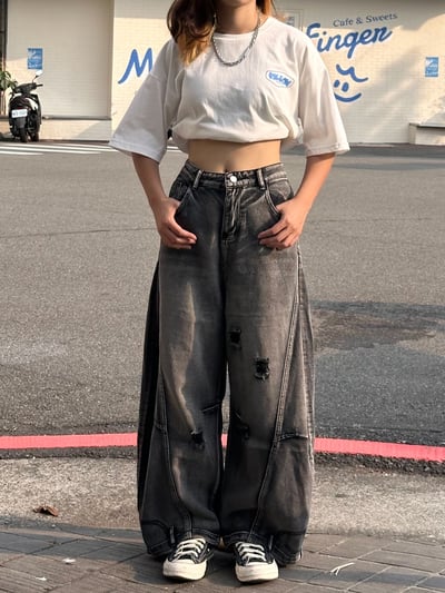 【官網限定加價購爆款】解構破壞牛仔褲3