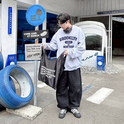 【現貨】BROOKLYN 1987毛巾繡大學T3