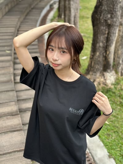 【現貨】復古摩托車短T1